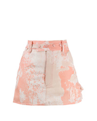 Pink Tie-Dye Mini Skirt