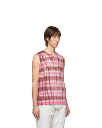 Isabel Marant Pink Cornell Tie Dye Sleeveless T Shirt