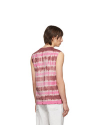 Isabel Marant Pink Cornell Tie Dye Sleeveless T Shirt