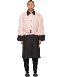 Pink Tie-Dye Trenchcoat
