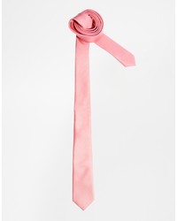 Asos Brand Slim Tie In Pink