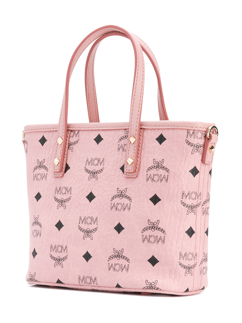 Anya leather tote MCM Pink in Leather - 31792123