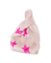 Simonetta Pink Furrissima Star Fur Bag