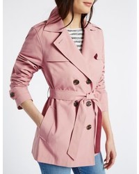 Marks and Spencer Belted Trench Coat With Stormweartm