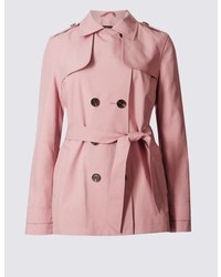Marks and Spencer Belted Trench Coat With Stormweartm