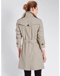 Marks and Spencer Belted Trench With Stormweartm