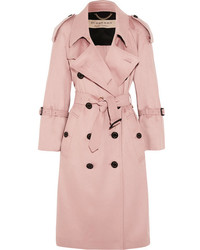 Burberry The Lakestone Cashmere Trench Coat Pastel Pink