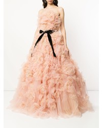 Marchesa Less Tulle Degrade Layered Dramatic Ballgown