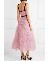 Marchesa Notte Med Tulle Gown