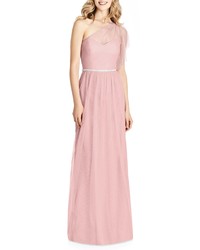 Jenny Packham One Shoulder Tulle Gown