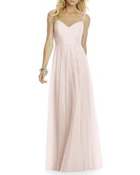 After Six Sleeveless Tulle A Line Gown