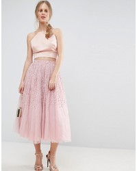 Asos Tulle Prom Skirt With Embellisht