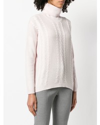 Peserico Braided Roll Neck Sweater