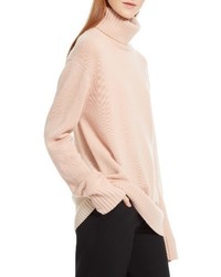 Chloé Chloe Colorblock Cashmere Turtleneck Sweater