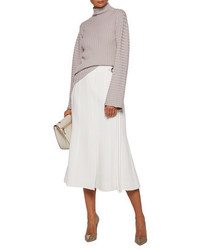 Derek Lam Ribbed Wool And Cashmere Blend Turtleneck Sweater