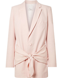 Pink Twill Blazer