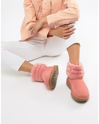 UGG Fluff Mini Quilted Boot In Pink