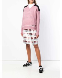 Prada Colour Block Knitted Sweater