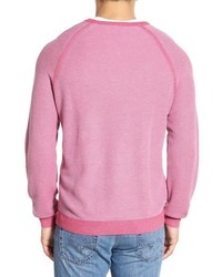 Tommy Bahama Make Mine A Double Reversible Pima Cotton V Neck Sweater