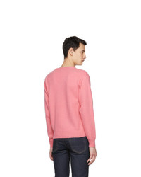 Tom Ford Pink Cashmere V Neck Sweater