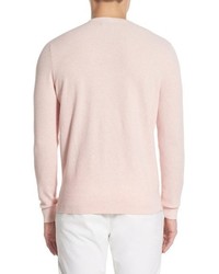 Vince Camuto Trim Fit Textured V Neck Sweater