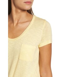 Caslon Petite Rounded V Neck Tee