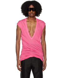 Rick Owens Pink Dylan T Shirt