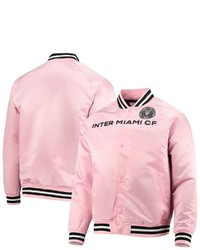 Mitchell & Ness Pink Inter Miami Cf Raglan Full Snap Jacket At Nordstrom