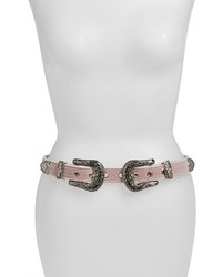 Pink Velvet Belt