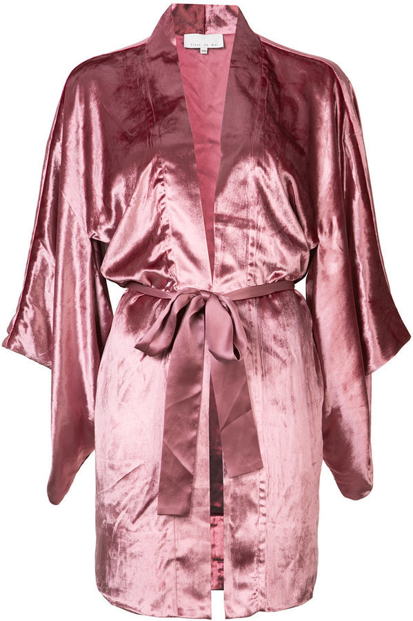 Fleur Du Mal Velvet Haori Kimono, $595 | farfetch.com | Lookastic