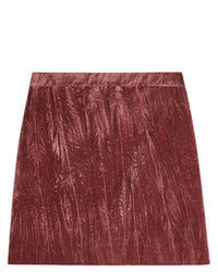Nina Ricci Cotton Velvet Mini Skirt