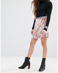 Rokoko Skater Skirt With Stripe Waistband