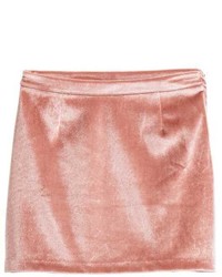 H&M Velvet Skirt