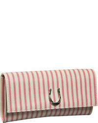 Pink Vertical Striped Bag