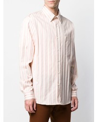 Ami Paris Classic Wide Fit Shirt With Chest Pocket