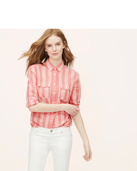 LOFT Mixed Stripe Softened Shirt