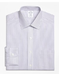 Brooks Brothers Non Iron Regent Fit Split Stripe Dress Shirt