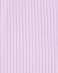 Charvet Striped Barrel Cuff Dress Shirt Pinkblue