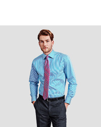 Thomas Pink Grant Stripe Classic Fit Button Cuff Shirt