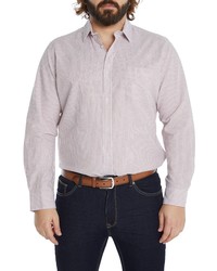 Johnny Bigg Hamilton Stripe Cotton Linen Button Up Shirt