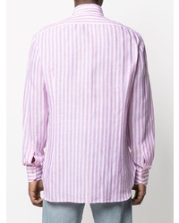 Kiton Striped Linen Shirt