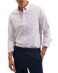 Ben Sherman Bengal Oxford Stripe Organic Cotton Button Up Shirt