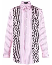 Versace La Greca Pinstripe Shirt