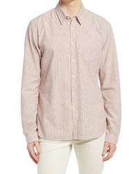 Oliver Spencer New York Special Slim Fit Stripe Button Up Shirt