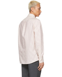 Brunello Cucinelli Pink Off White Basic Fit Shirt