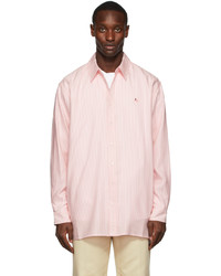 Acne Studios Pink Striped Shirt