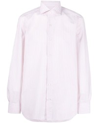Finamore 1925 Napoli Pinstripe Cotton Shirt