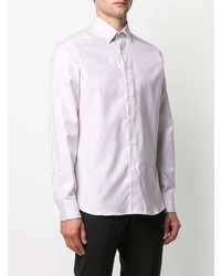 Canali Striped Long Sleeve Shirt