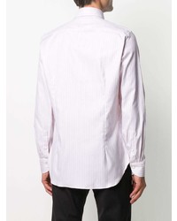 Canali Striped Long Sleeve Shirt