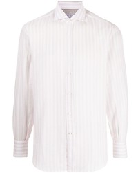 Brunello Cucinelli Striped Slim Fit Shirt